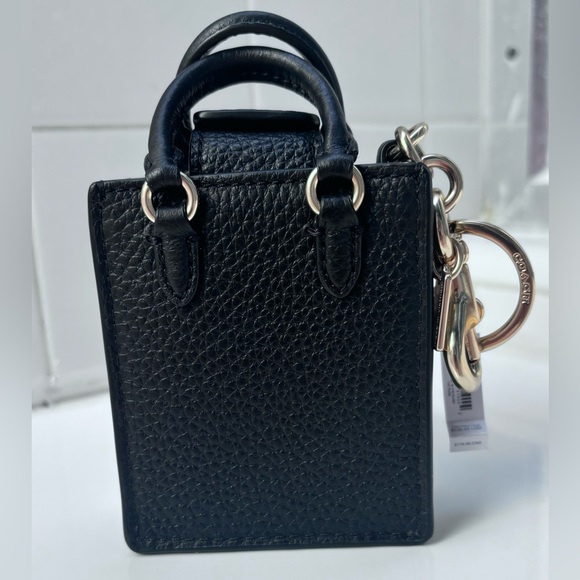 NWT Coach North South Mini Tote Bag charm/Key Chain - Picture 3 of 7